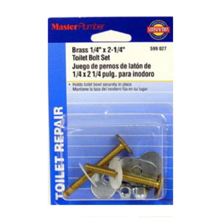 Brasscraft Mp2Pk1/4X2-1/4Toil Bolt 599027